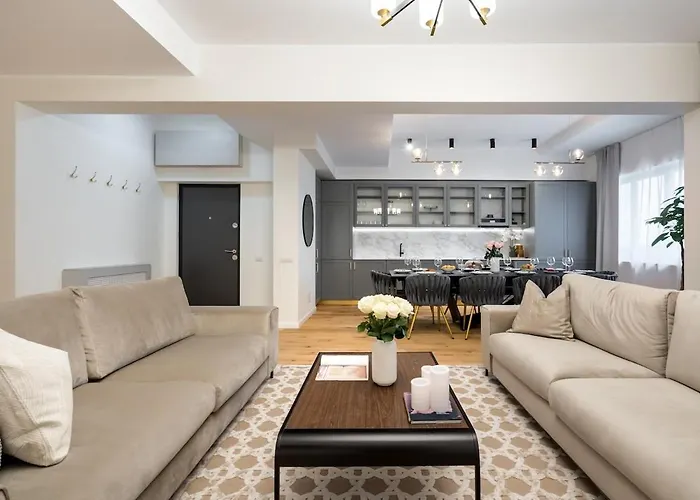 Spectacular Terrace Sunny 5br 3ba - Location Apartamento Bucarest